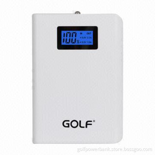 LCD Digital Display Power Bank with Dual-USB Output Port, 10,400mAh Huge Capacity
